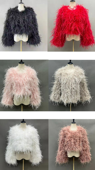 Kelly | Feather Jacket - Cielie