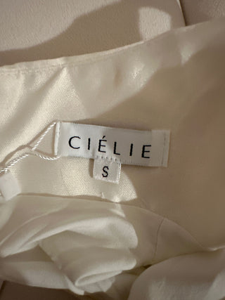 Minimalistic flared white midi A line Flared dress with square neckline available in various colors, perfect for elegant events or cocktail dress rental in Vienna. Bridal dress elegant minimal