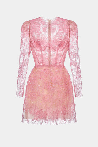 Anice | Lace Mini Dress - Cielie