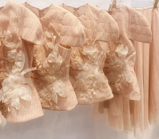 Beige Blouse Set
