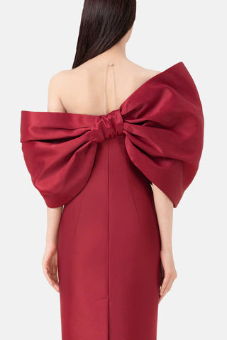 Big red bow dress back - Rote Masche Kleid Rücken - Cielie