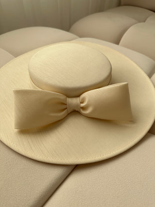 Bridal Hat, Ivory Fedora Hat Cielie Vienna Elegant Hat Civil Wedding