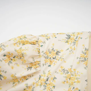 X  'Imani'  Buttercup Vintage Floral Print Pleated Cotton Mini Dress Houseofcb dupe similar brand - mini tulled skirt corset vintage floral dress cottage - Cielie Vienna