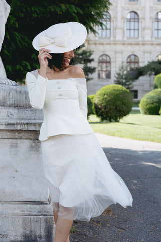 Lamiyah | Bow Fedora Hat - Cielie
