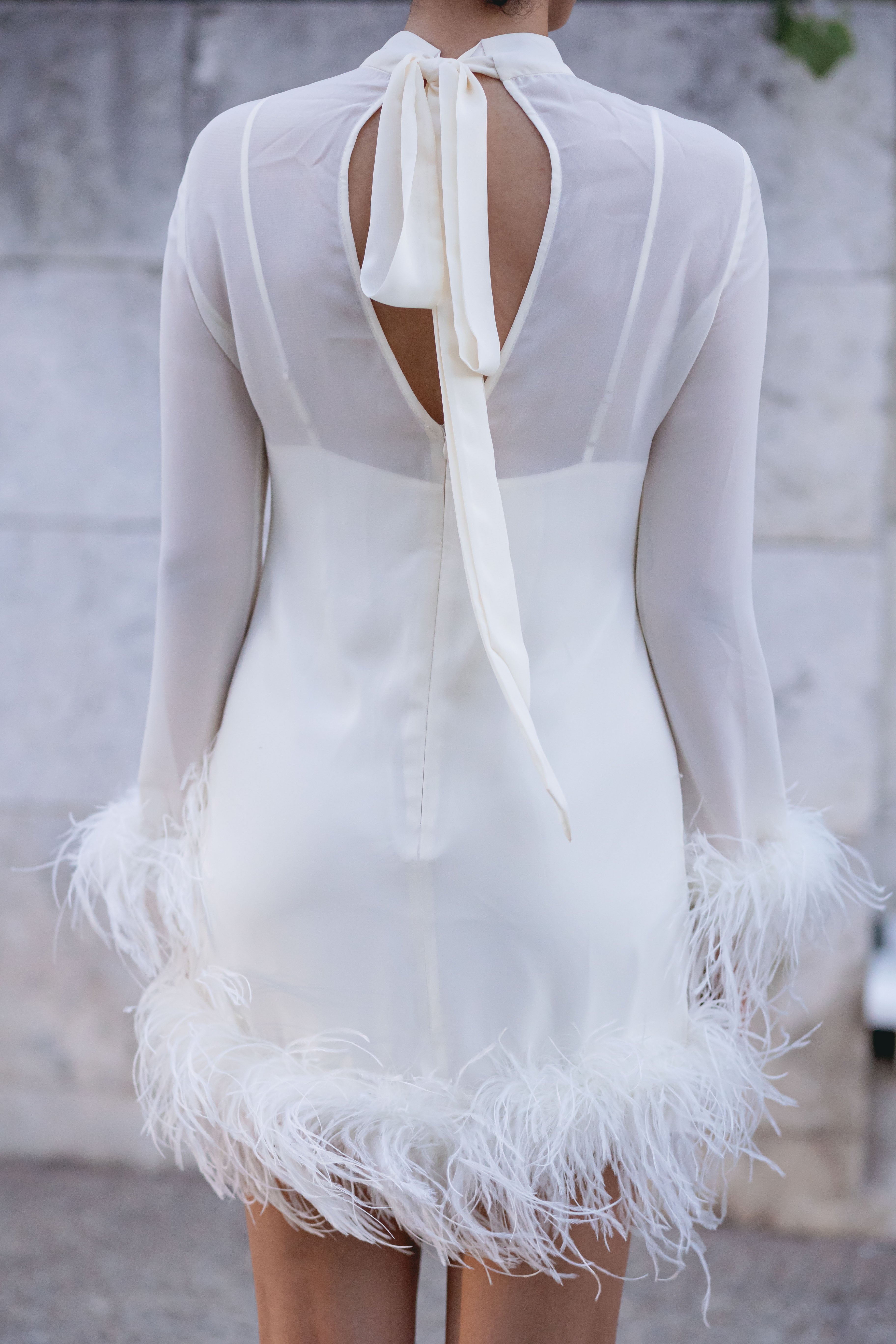 Ange | Feather Mini Dress - CUSTOM MADE Cielie Ange | Feather Mini Dress - CUSTOM MADE Cielie