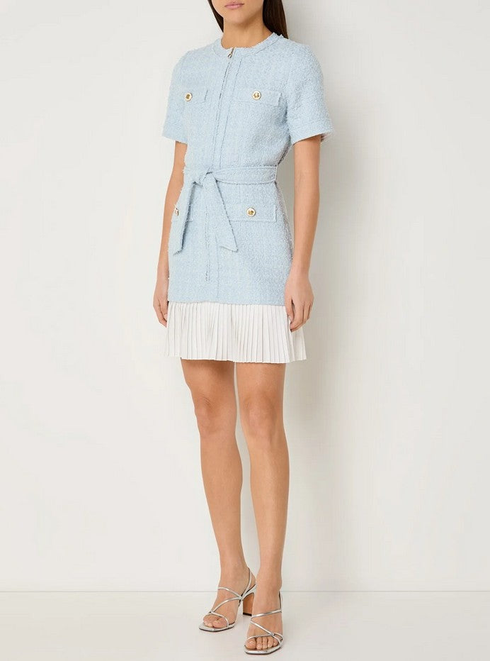 Belle | Tweed Mini Dress Babyblue | CILIE L Belle | Tweed Mini Dress Babyblue | CILIE L