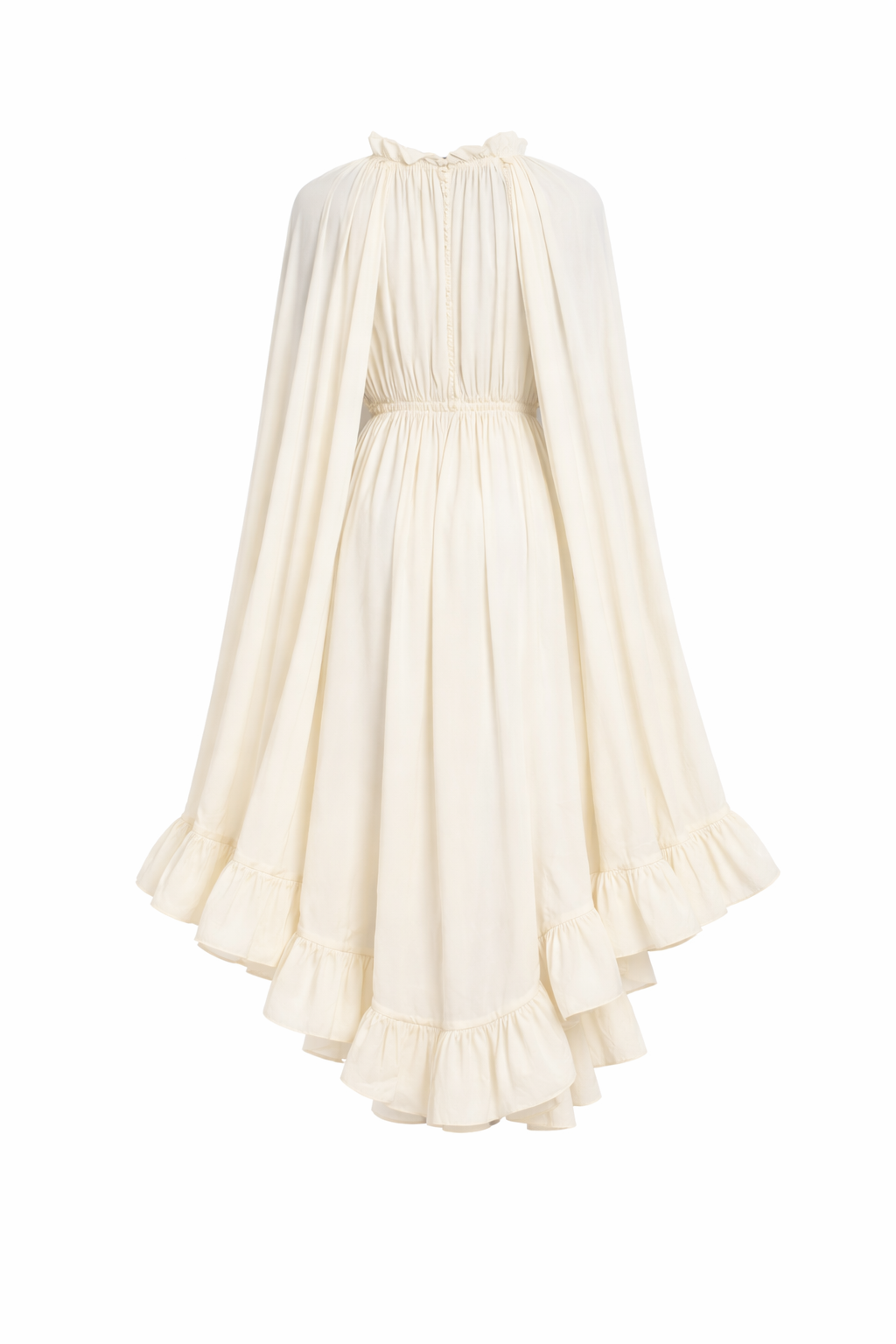 Women's Ruffle Cape Dress | ELSA | CILIE Cielie Women's Ruffle Cape Dress | ELSA | CILIE Cielie