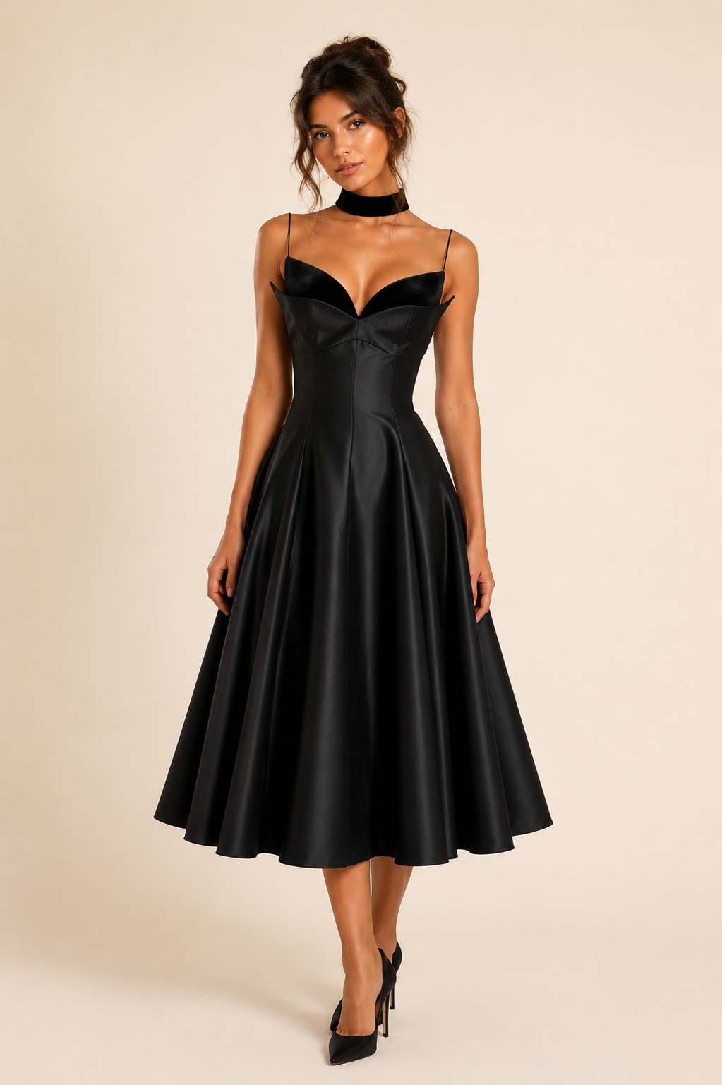 Gizelle | Women's Strapless Midi Dress