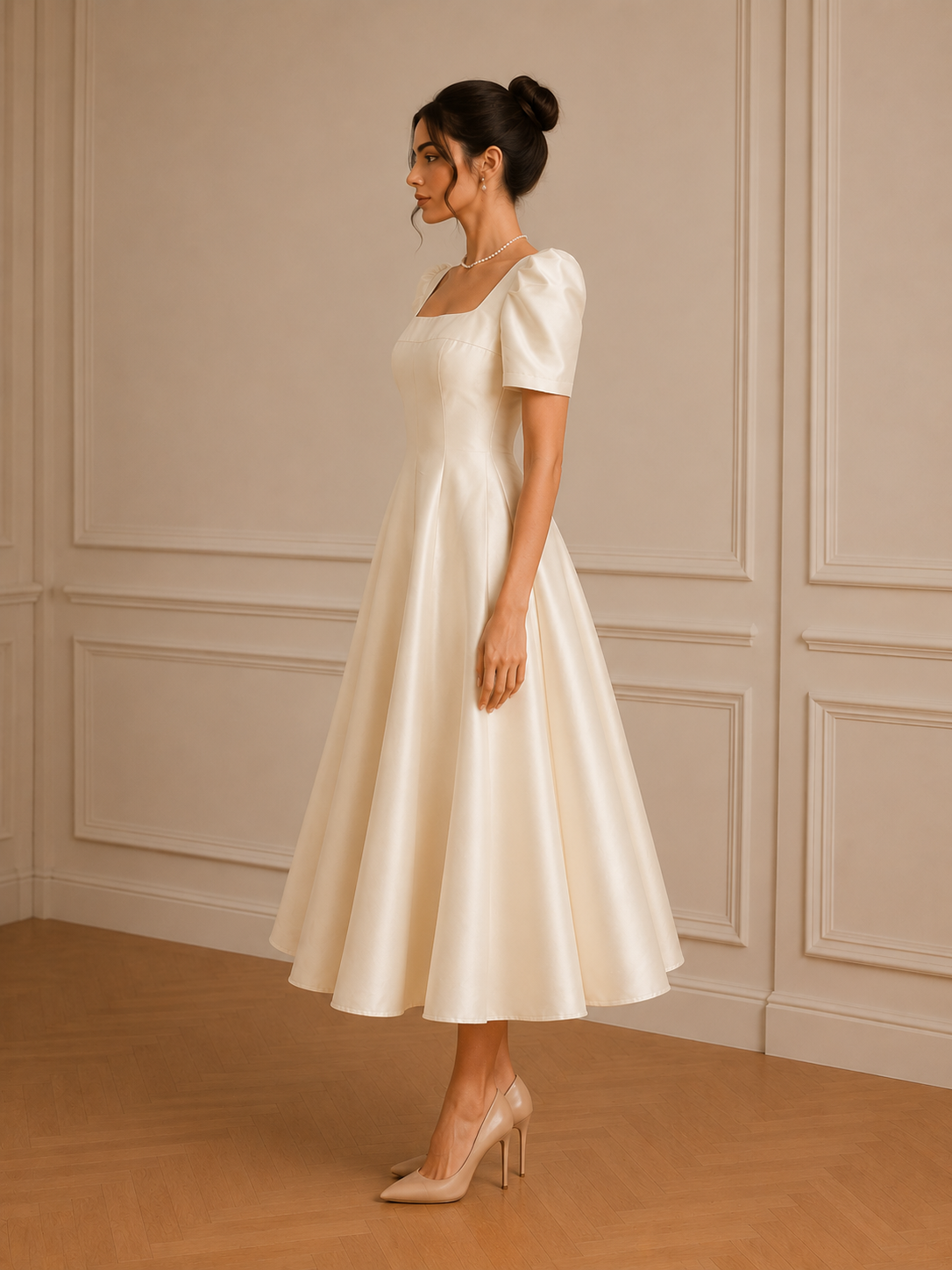 Malina | Women's Flared Midi Dress