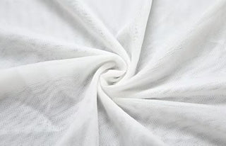Close-up of white fabric with a subtle texture