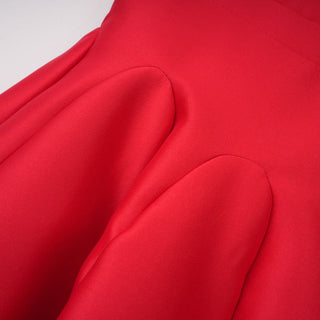 Close-up of a red fabric texture