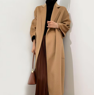 Camel Cashmere Wool Coat Max Mara Dupe