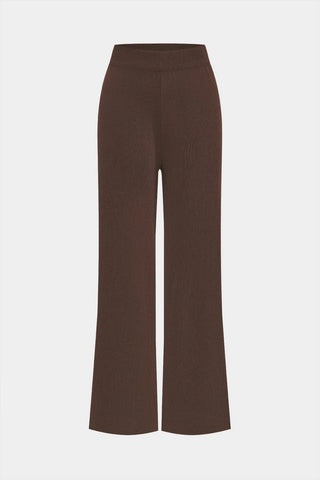 Brown pants on a light gray background