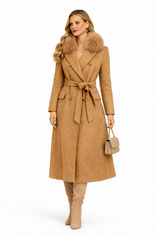 cashmere jacket brown