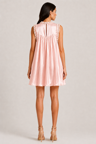 Pink babyshower dress mini summer