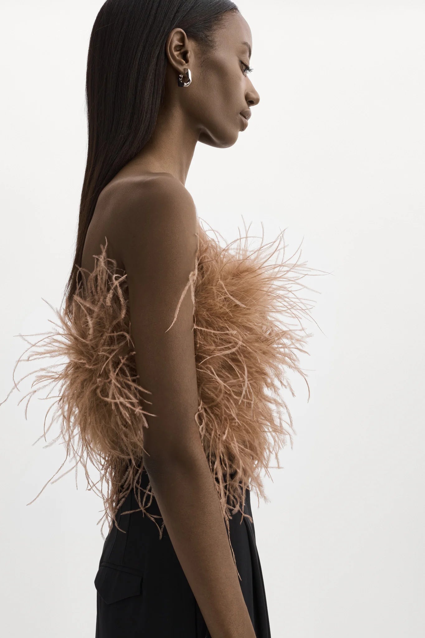 Women's Feather Crop Top | Feather Crop Top | CIÉLIE – Cielie Women's Feather Crop Top | Feather Crop Top | CIÉLIE – Cielie