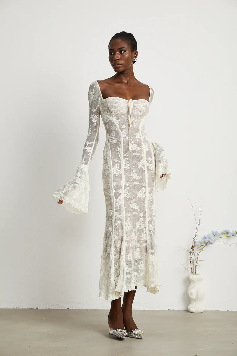 Lace Maxi Cheap White Flowy Dress Long Flowy White Maxi Dress Maxi