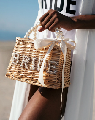 STRAWI | Bridal Straw Bag - Cielie